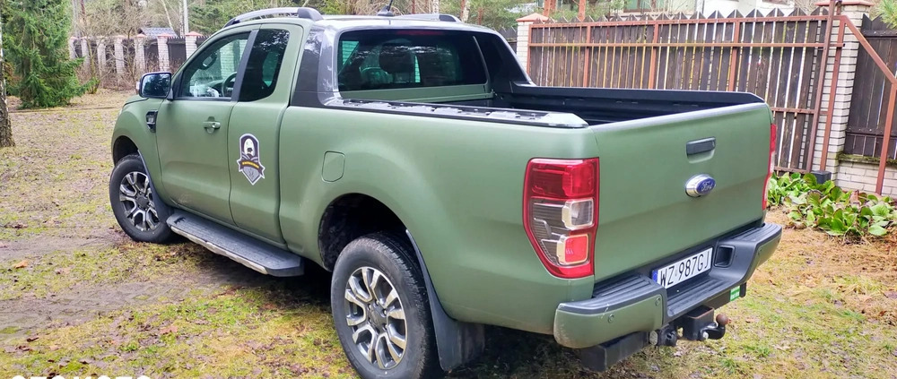 Ford Ranger cena 157000 przebieg: 45400, rok produkcji 2020 z Warszawa małe 529
